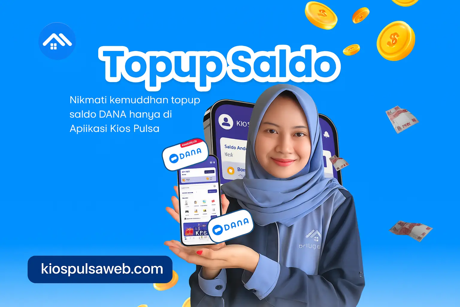 Top Up DANA di KiosPulsaWeb.com